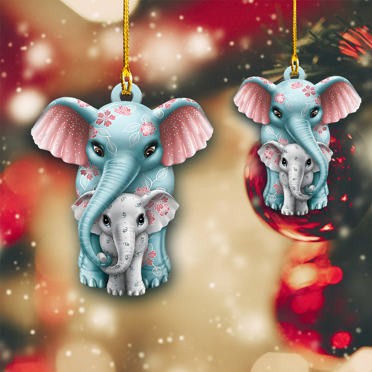 Shaped Ornament – Elephant – Urt96