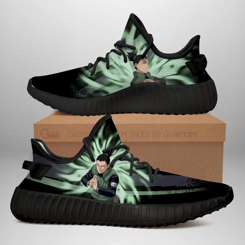 Best Shikamaru Jutsu Yeezy Shoes Naruto Anime Shoes Fan Gift Idea