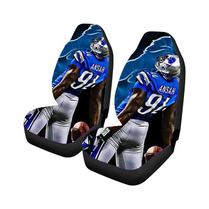 Ziggy Ansah Detroid Lion Car Seat Covers