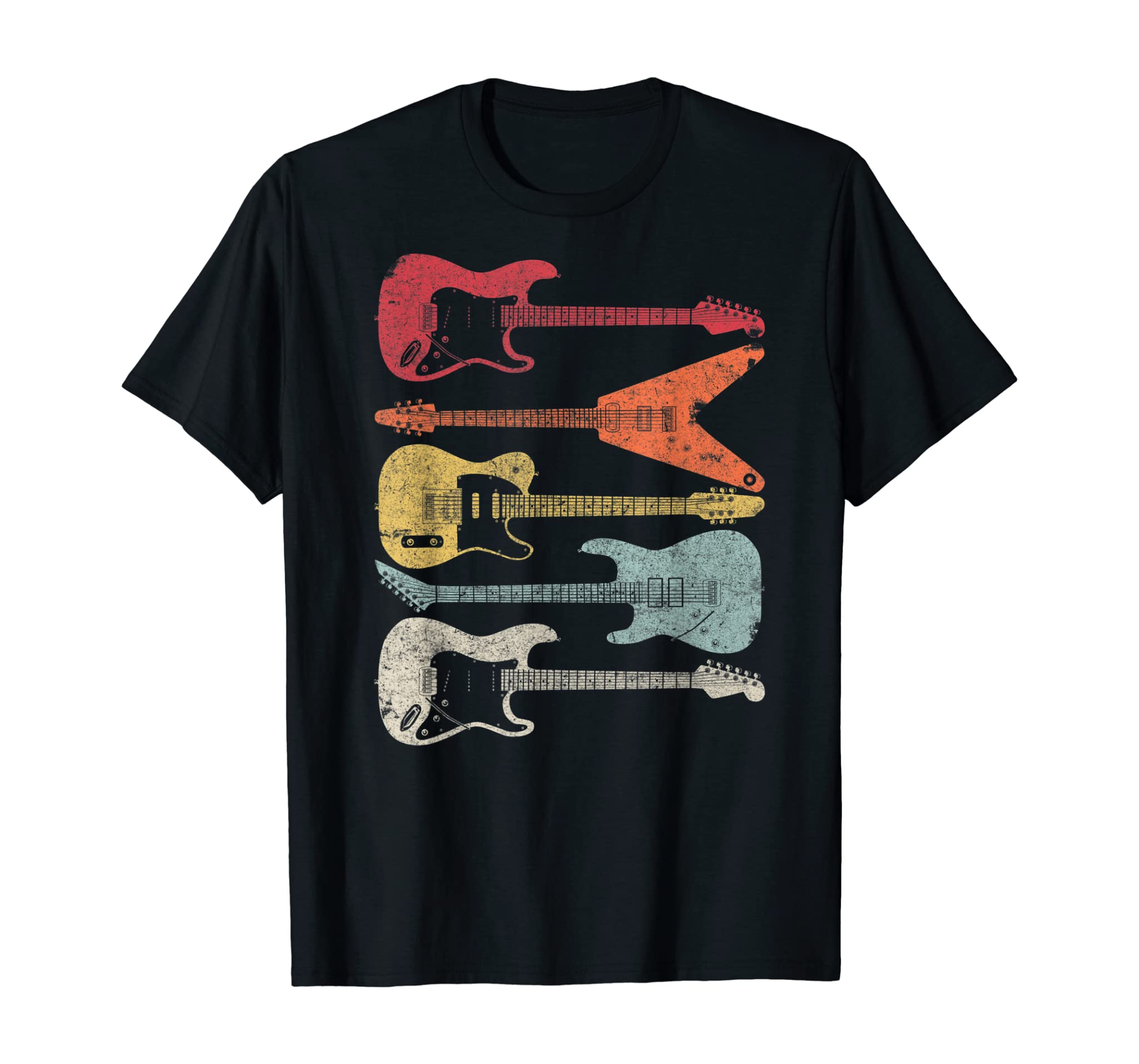 Guitar Shirt. Retro Style, Gift For Guitarist T-Shirt