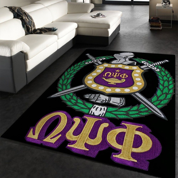 Omega Psi Phi Fine Jewelry Floor Rug Living Room Rugs Floor Decor