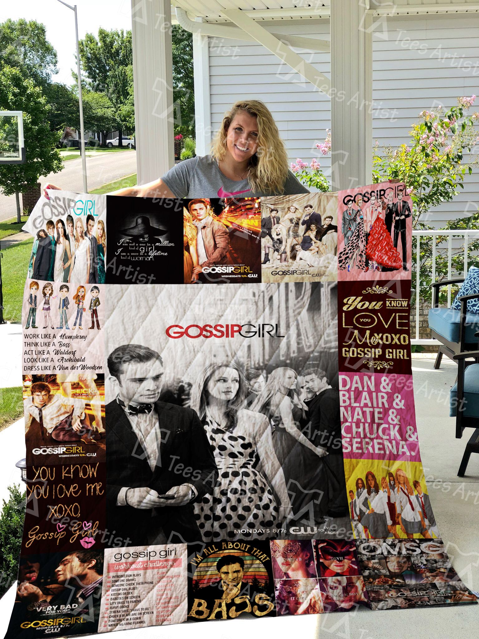 Gossip Girl 3D Quilt Blanket 1836