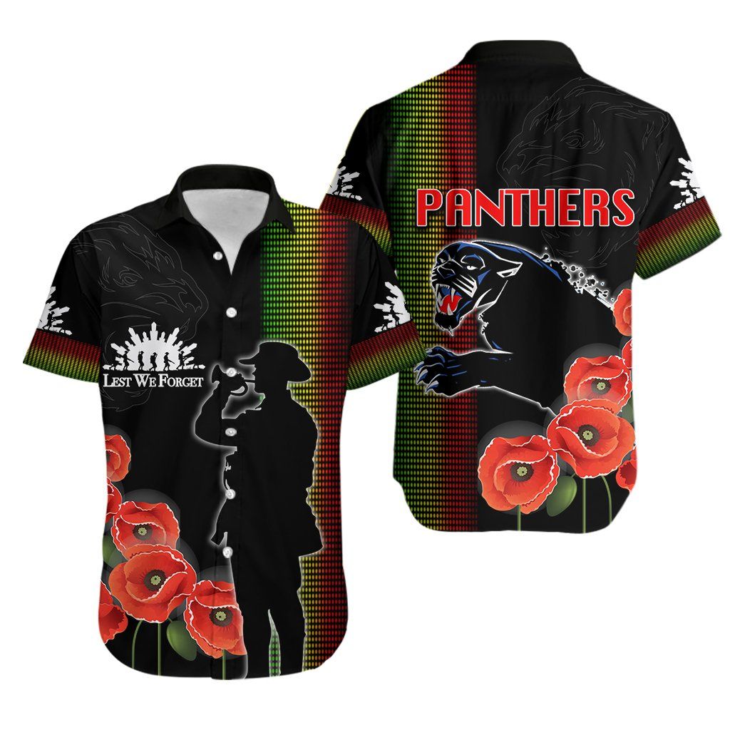 Panthers anzac Day Hawaiian Shirt Th4