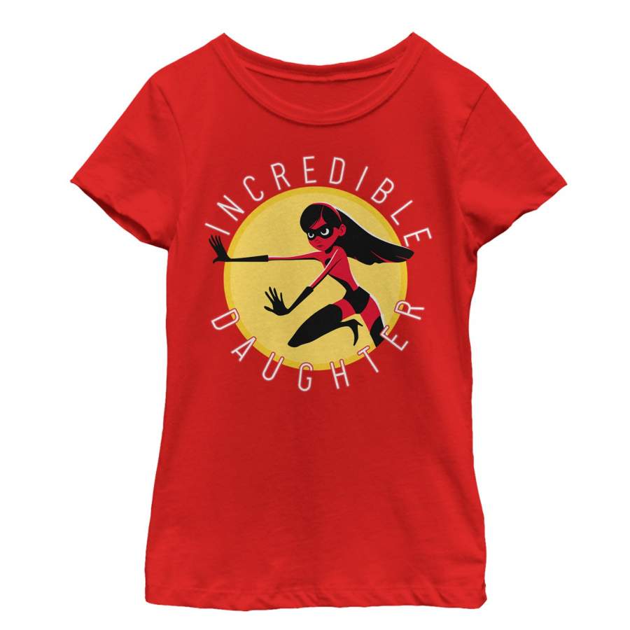 The Incredibles 2 Girl’s Violet Incredible Daughter Circle  T Shirt