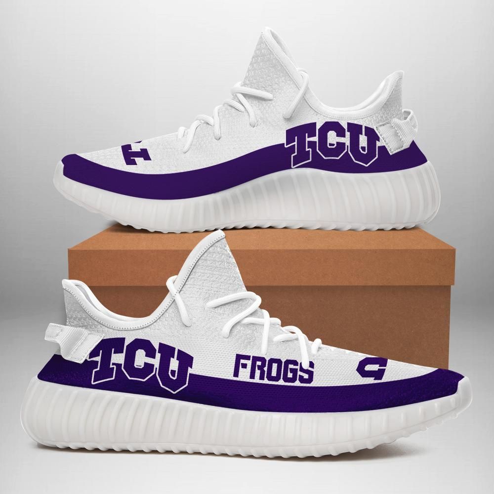 Tcu Horned Frogs Custom Shoes Sport Sneakers Tcu Horned Frogs Yeezy Boost 350 – Yeezy Shoes