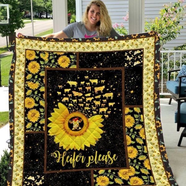 Cows You Are My Sunshine 3D Quilt Blanket HGM19