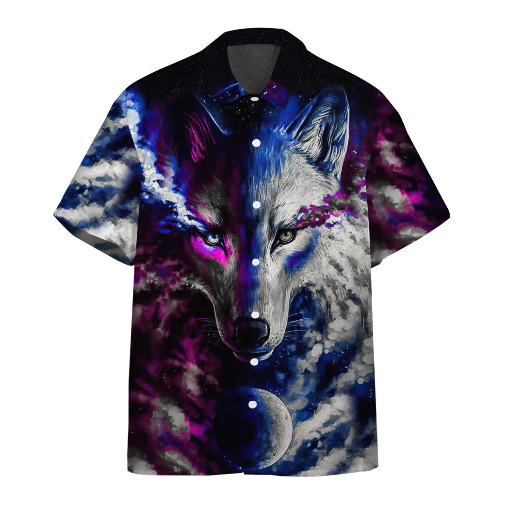 Gearhumans Fantasy Wolf Custom Hawaiian Shirt Ha72477