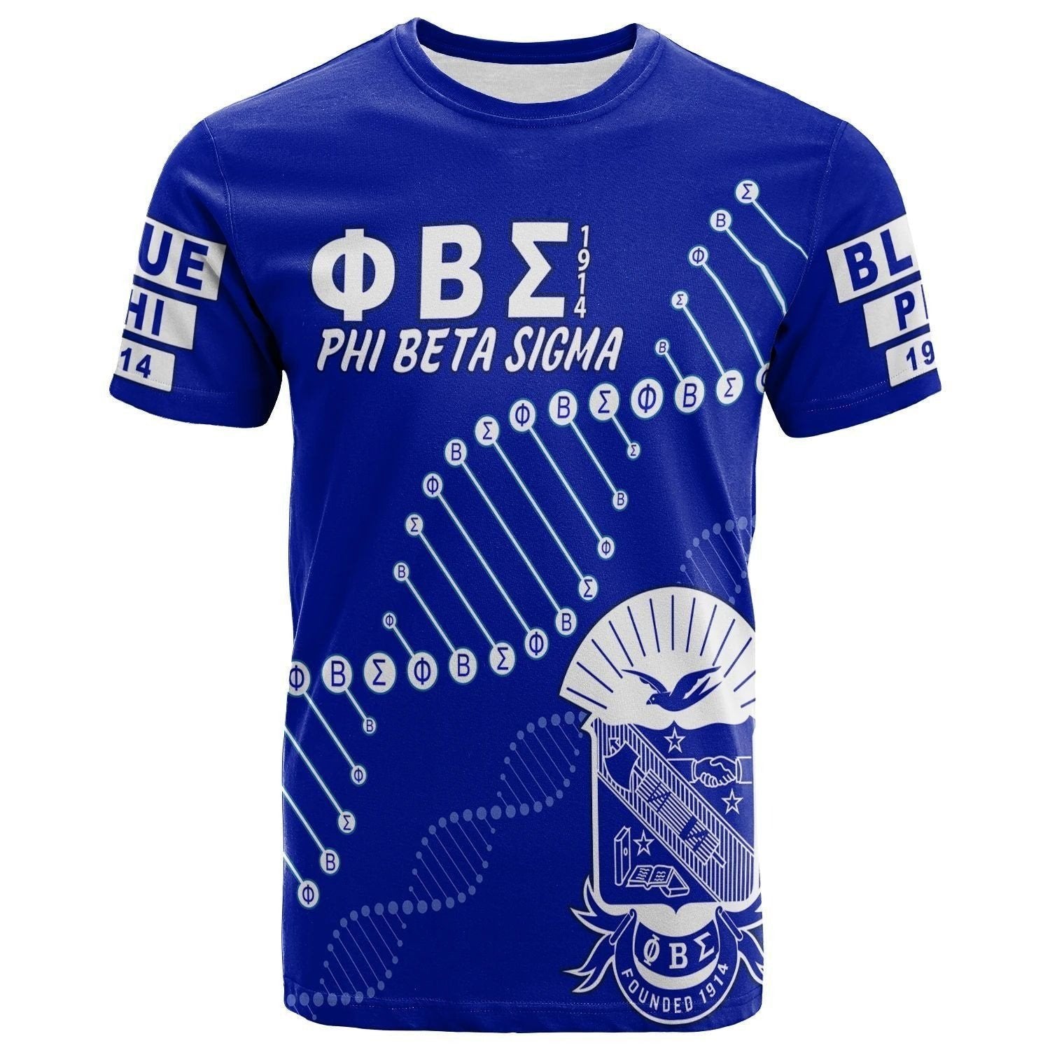 Fraternity Tshirt – Phi Beta Sigma In My Dna Blue Tshirt