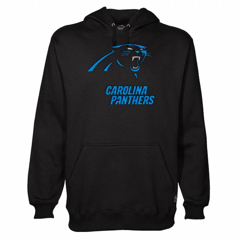 Carolina Panthers Black Blue Fabric Hoodie