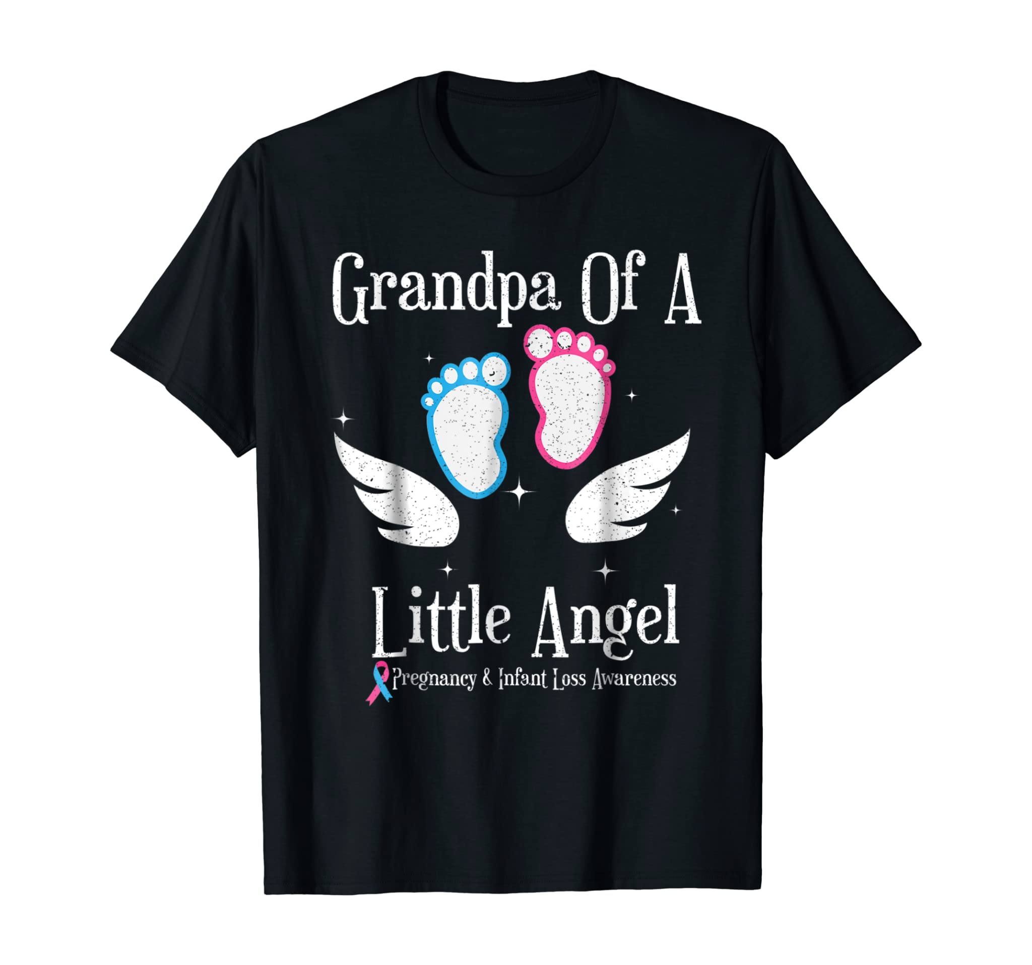 Grandpa Of A Little Angel Pregnancy and Infant Loss t-Shirt