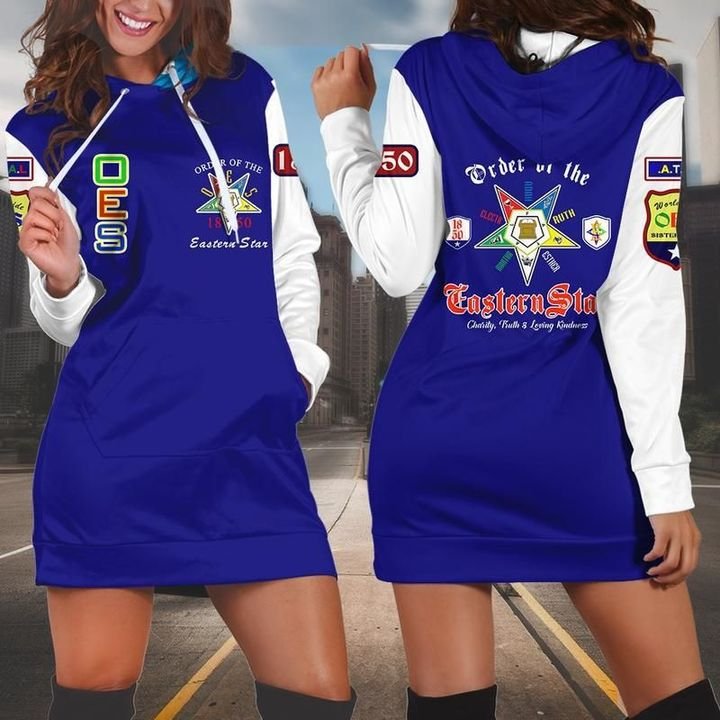 Order Of The Eastern Star 1850 Hoodie Dress