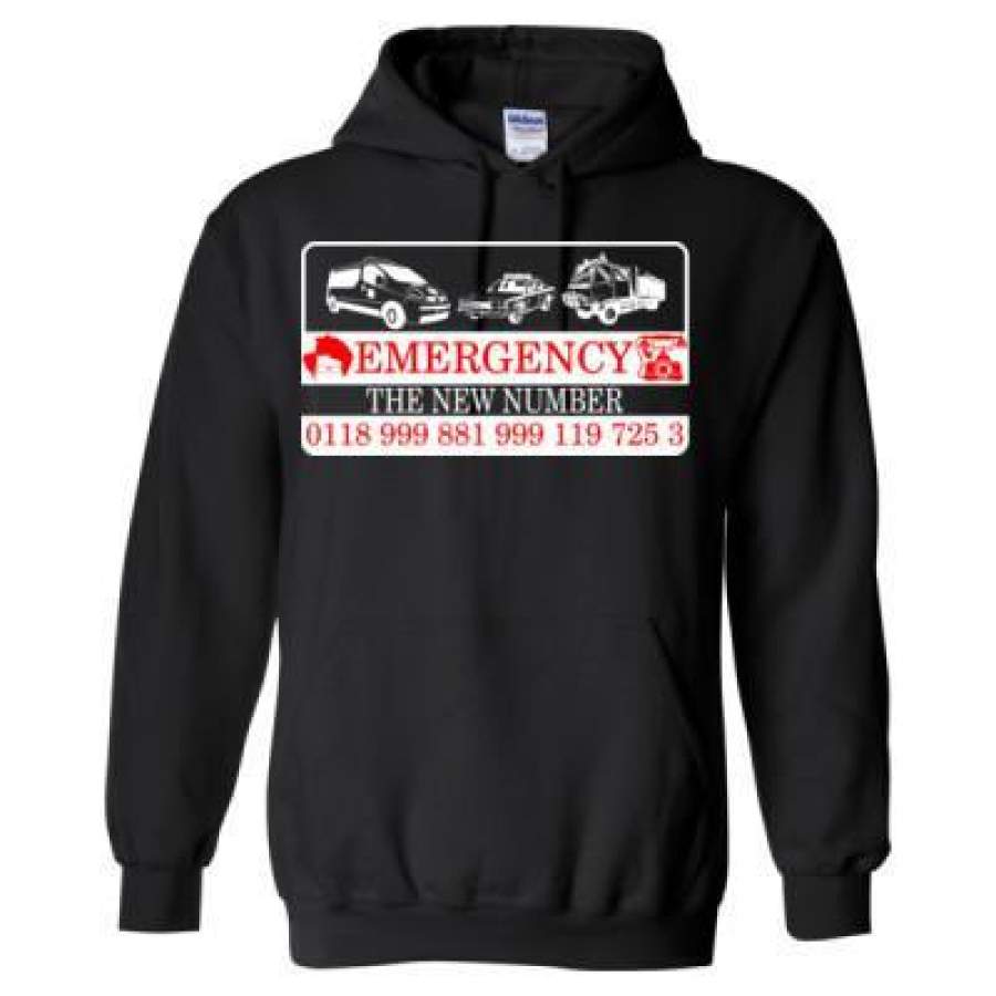 AGR The IT Crowd Emergency The New Number – Heavy Blend™ Hooded Sweatshirt