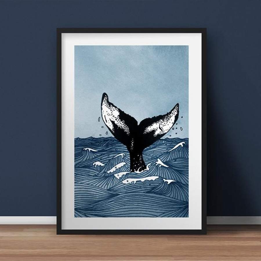 ANTN1812 – Whale – The Ocean – Poster