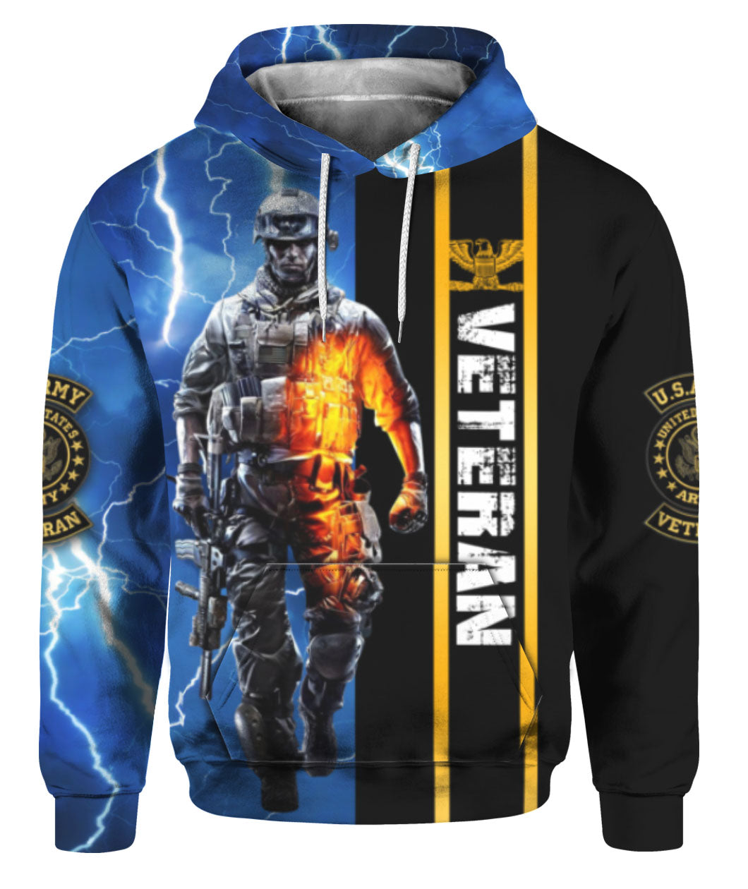 Oragontee Us Army Veteran 3D All Over Print | For Men & Women | Adult | Hp1028