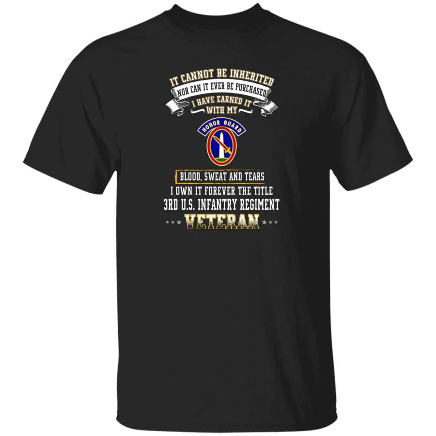 Forever The Title 3rd U.S. Infantry Regiment Veteran T-Shirt Veterans Day Christmas Gift Mug