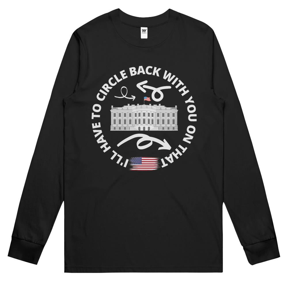 Funny 2021 Political Circle Back Jen Psaki Long Sleeve T Shirts