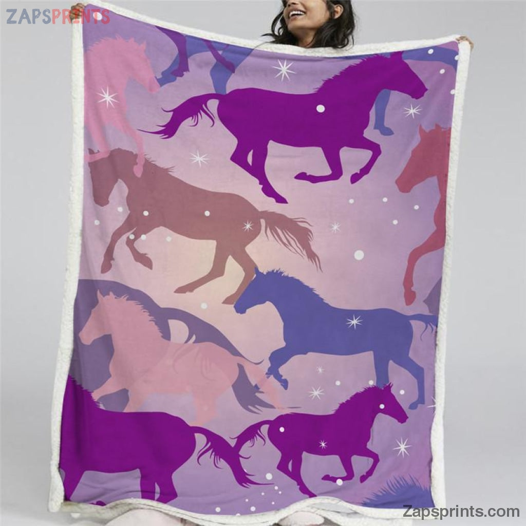 Unicorn Silhouette Blanket