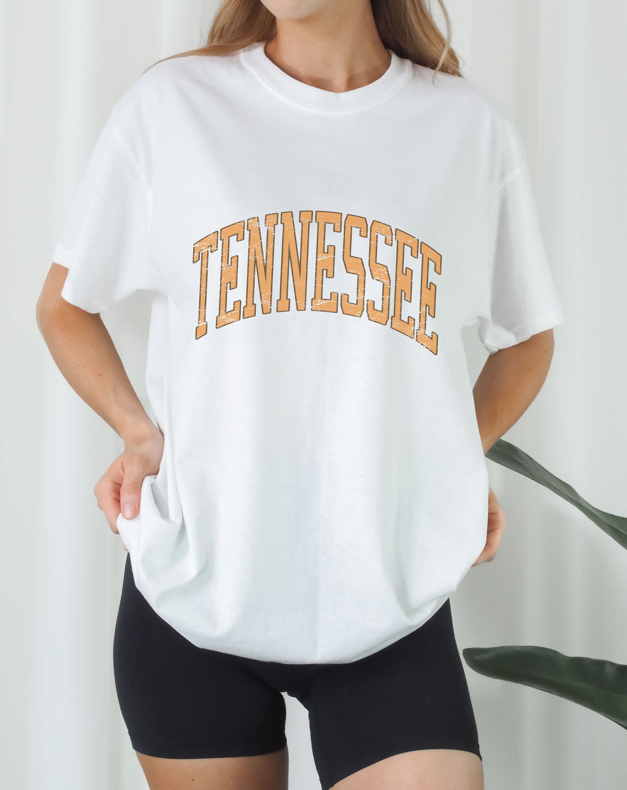 Tennessee T-Shirt In White, Vintage Tennessee Shirt, Tennessee Travel Gift, Tennessee Game Day, Retro Style Shirt Unishirt24H