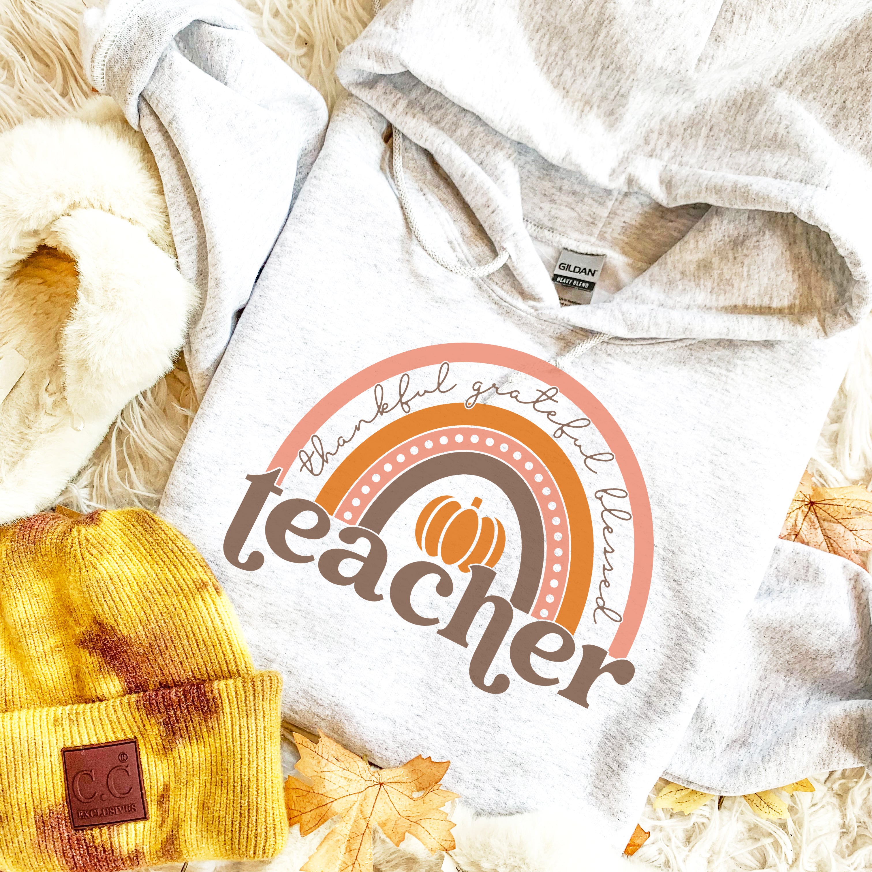 Thanksgiving Teach Rainbow Sweatshirt