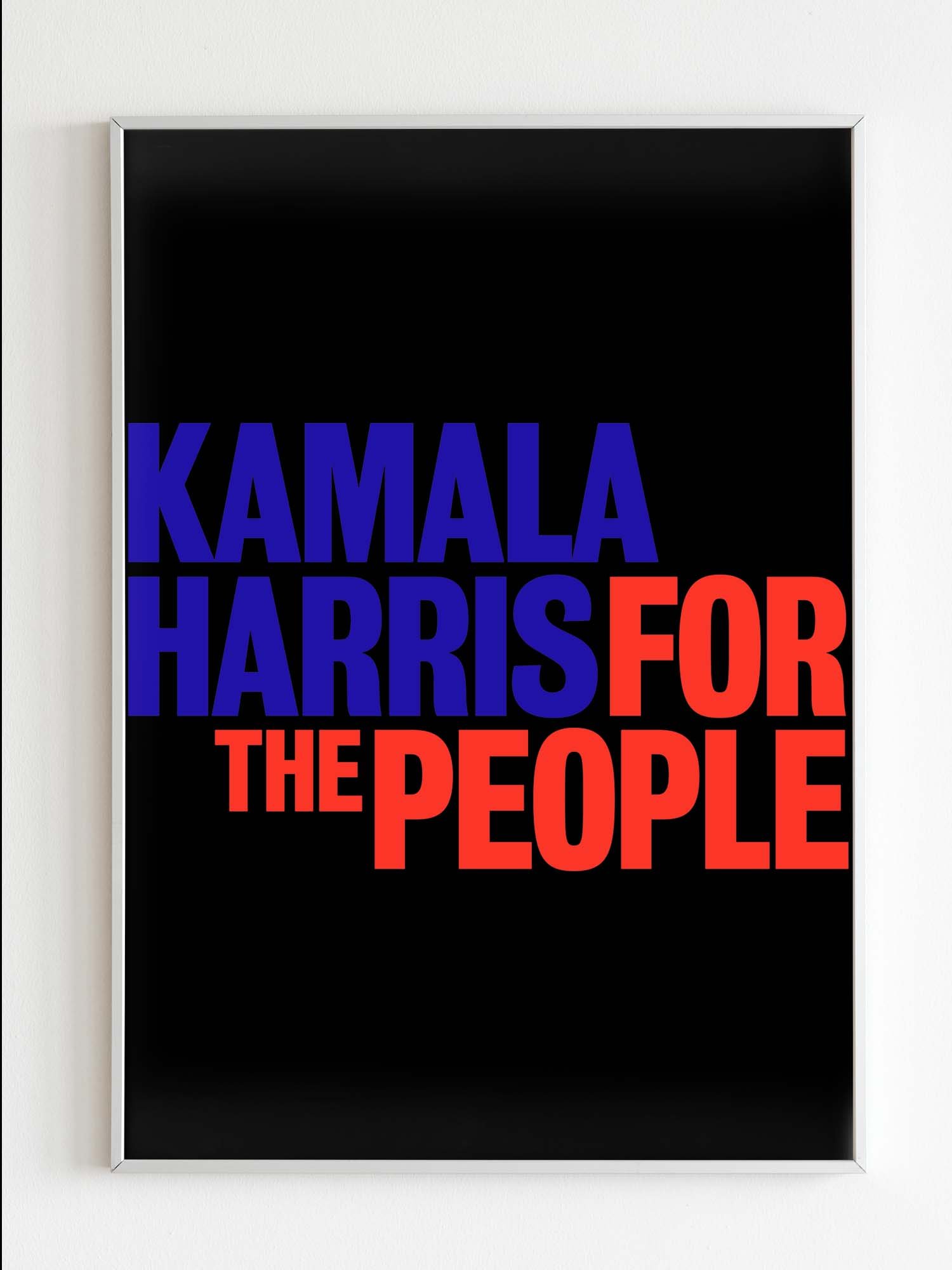 Kamala Harris For The People Poster - Poster Art Design