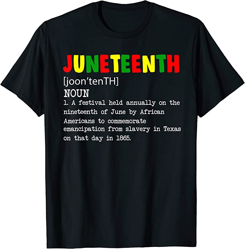 African American Black T-Shirt