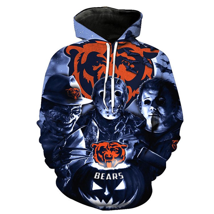 Chicago Bears Style 458 Unisex 3D Hoodie Gift For Fans