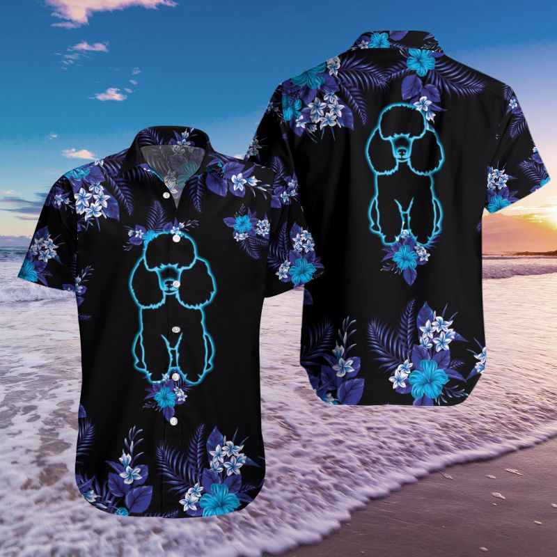Hibiscus Pet Poodle Hawaiian Shirt Summer Time Hthh0568
