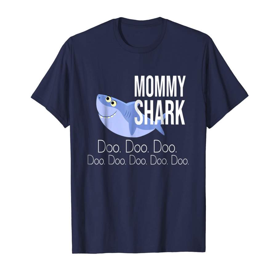 “Mommy Shark” Baby Mommy Daddy Matching Family Shark T-Shirt