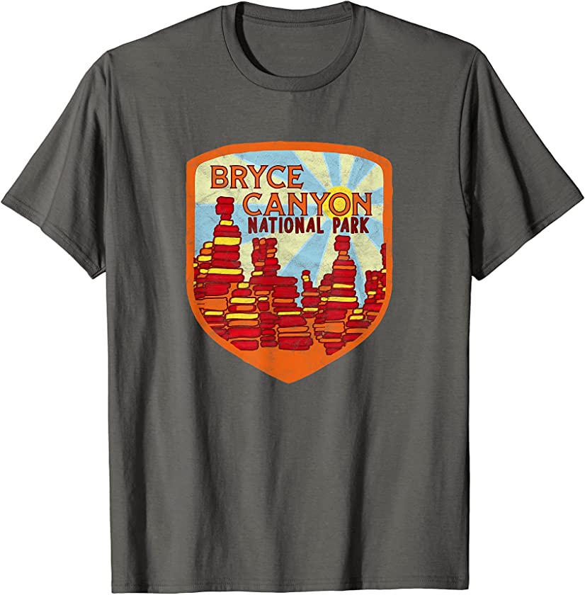 Bryce Canyon National Park – Vintage Hoodoos Graphic T-Shirt