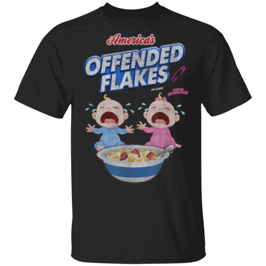 Americas Offended Flakes Funny SnowFlake TShirt