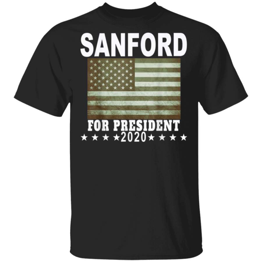 Gov Mark Sanford for President Patriotic American Flag TShirt