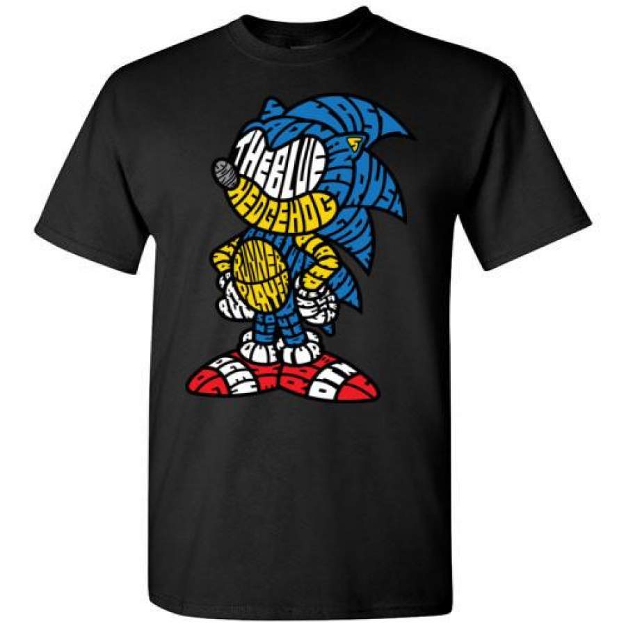 Sonic the Hedgehog Typography T-shirt