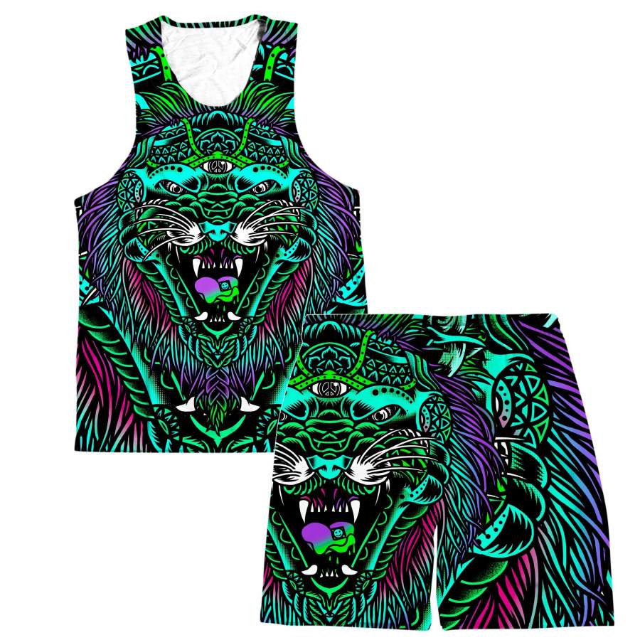 Acid Tiger Tank and Shorts Combo