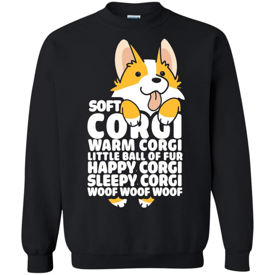 AGR Soft Corgi Warm Corgi Little Ball Of Fur Dog Lover Sweatshirt