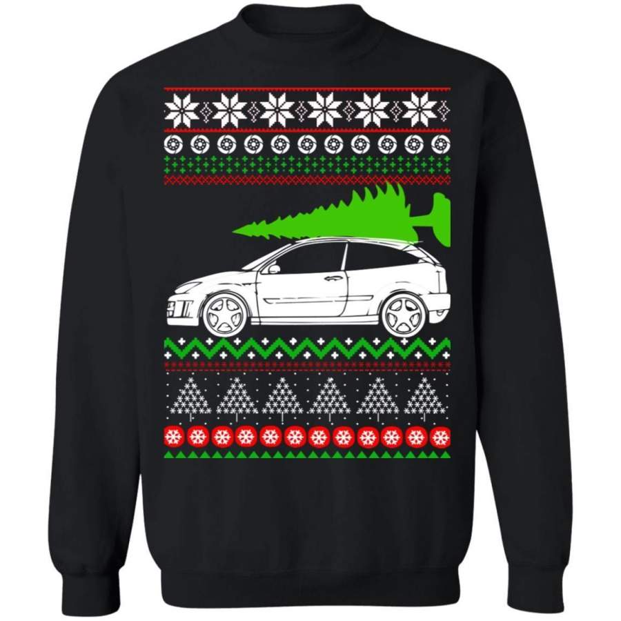 Ford Focus RS Christmas sweater, hoodie, t-shirt, long sleeve