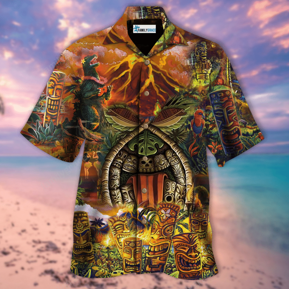 Wakaka Aloha Tiki Funny Hawaiian Shirt Ht240401