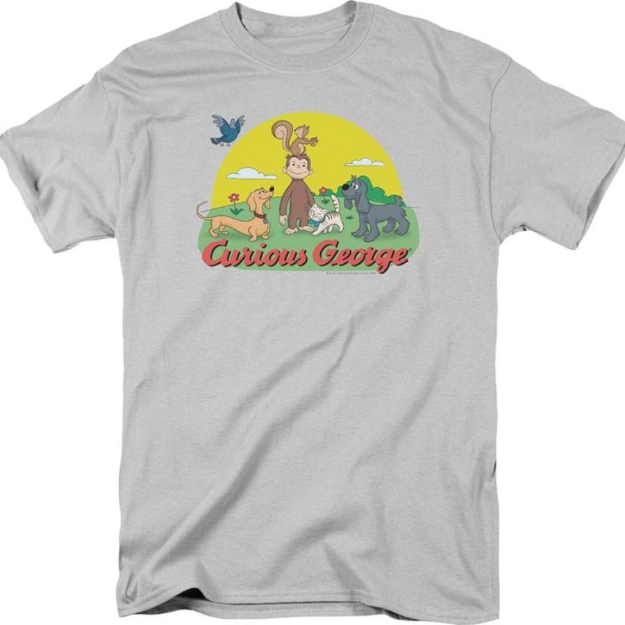 Animal Friends Curious George T-Shirt