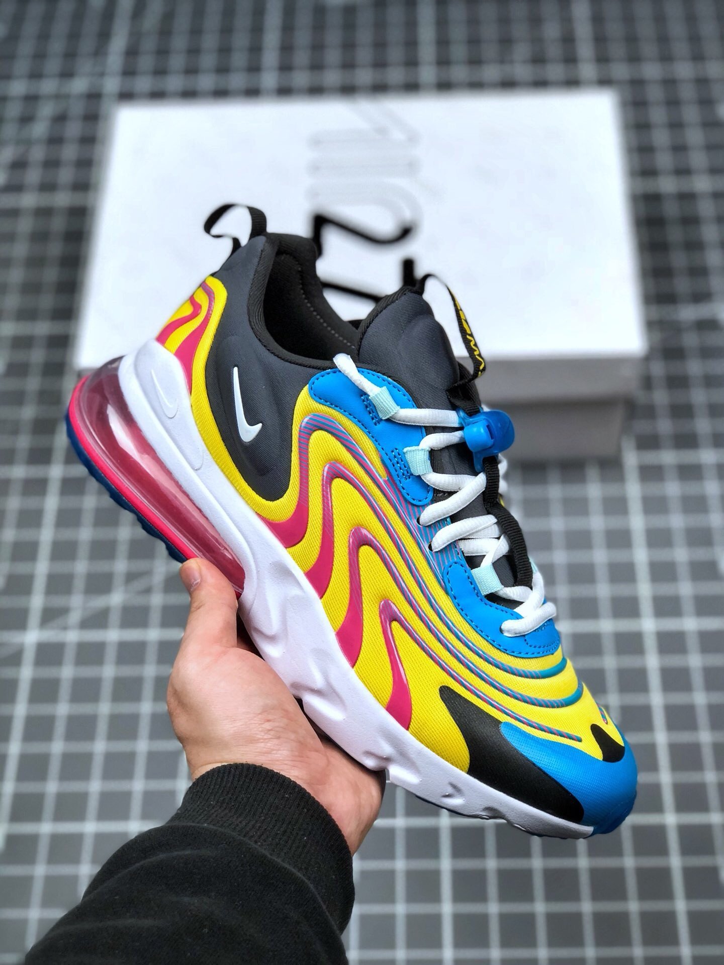 Nike Air Max 270 React ENG Laser BlueWhite-Anthracite 5339784