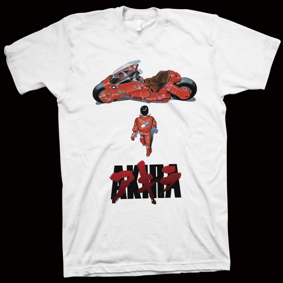 Novelty Vintage Classic Sci-fi ~ Akira T-Shirt Short Sleeve Street Style High Quality Cotton Shirt