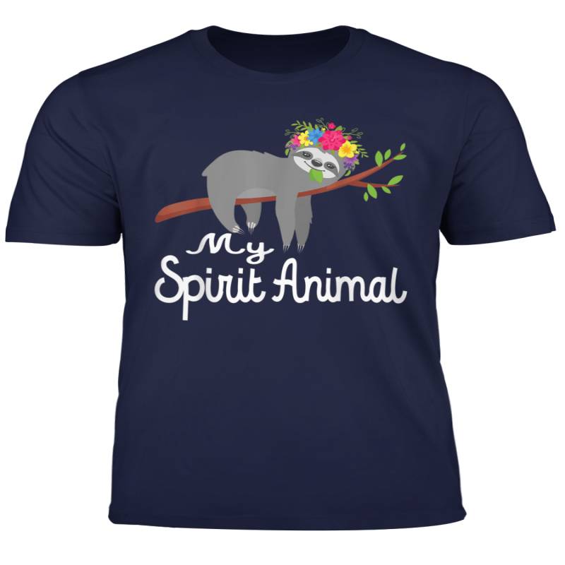 Sloth T Shirt For Men Women Kids My Spirit Animal Is A Sloth