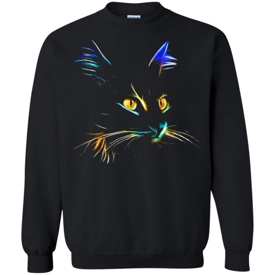 AGR Kitten In The Neon Light For Cat Lover Sweatshirt