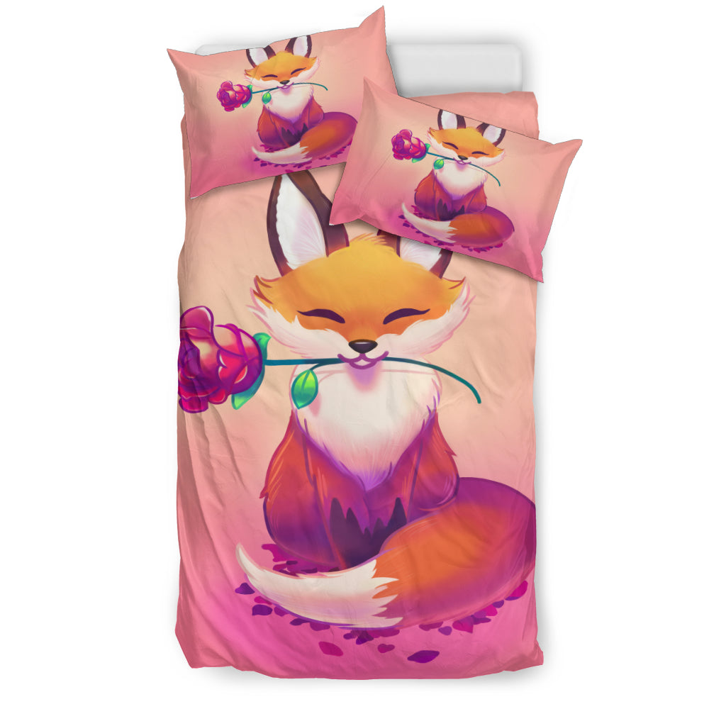 Cute Fox Bedding Set Duvet Cover And Pillowcase Set