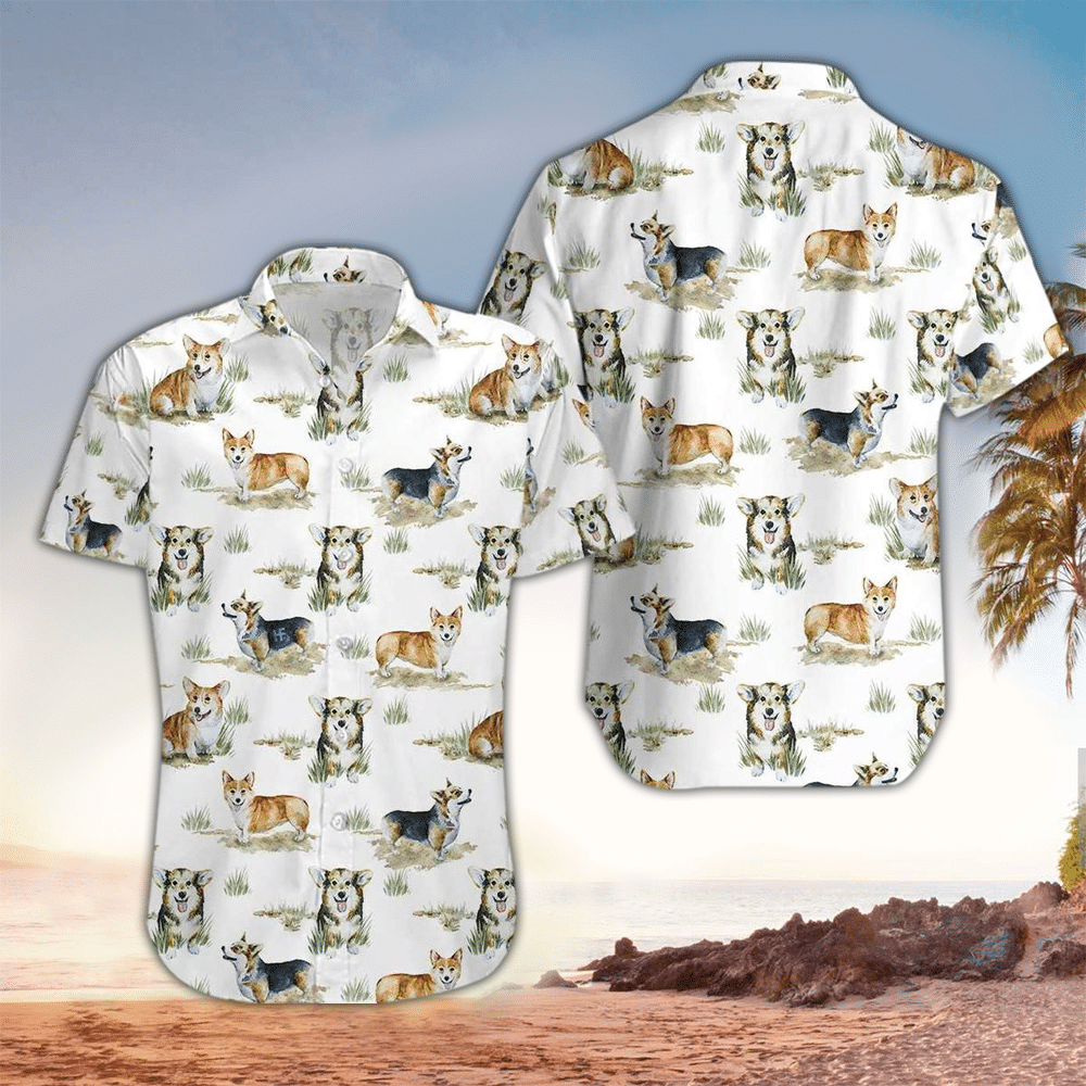 Corgi Hawaii Shirt For Dog Aloha Ha7728