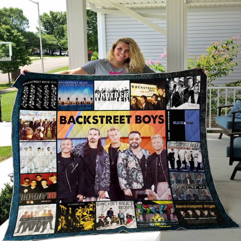 Backstreet Boys Style 3 Album Covers Quilt Blanket