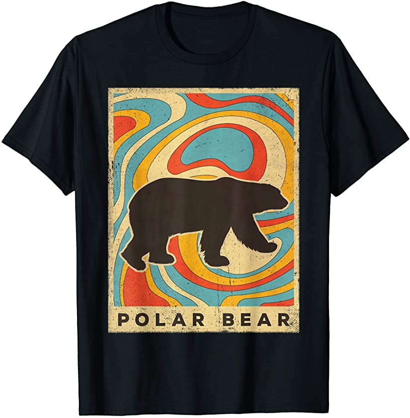 Vintage Polar Bear Lover Animal Retro Style T-Shirt