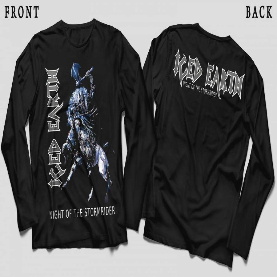 ICED EARTH-Night of the Stormrider T-shirt long sleeve