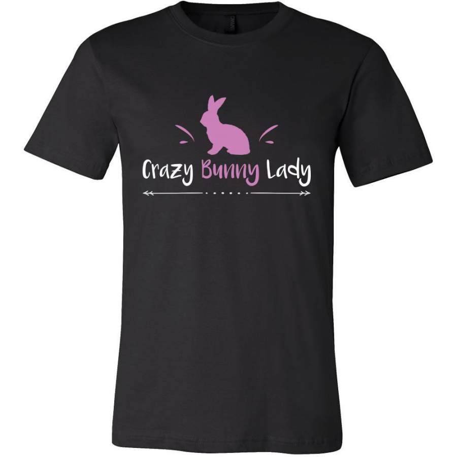 Rabbit Shirt – Crazy Bunny Lady – Animal Lover Gift