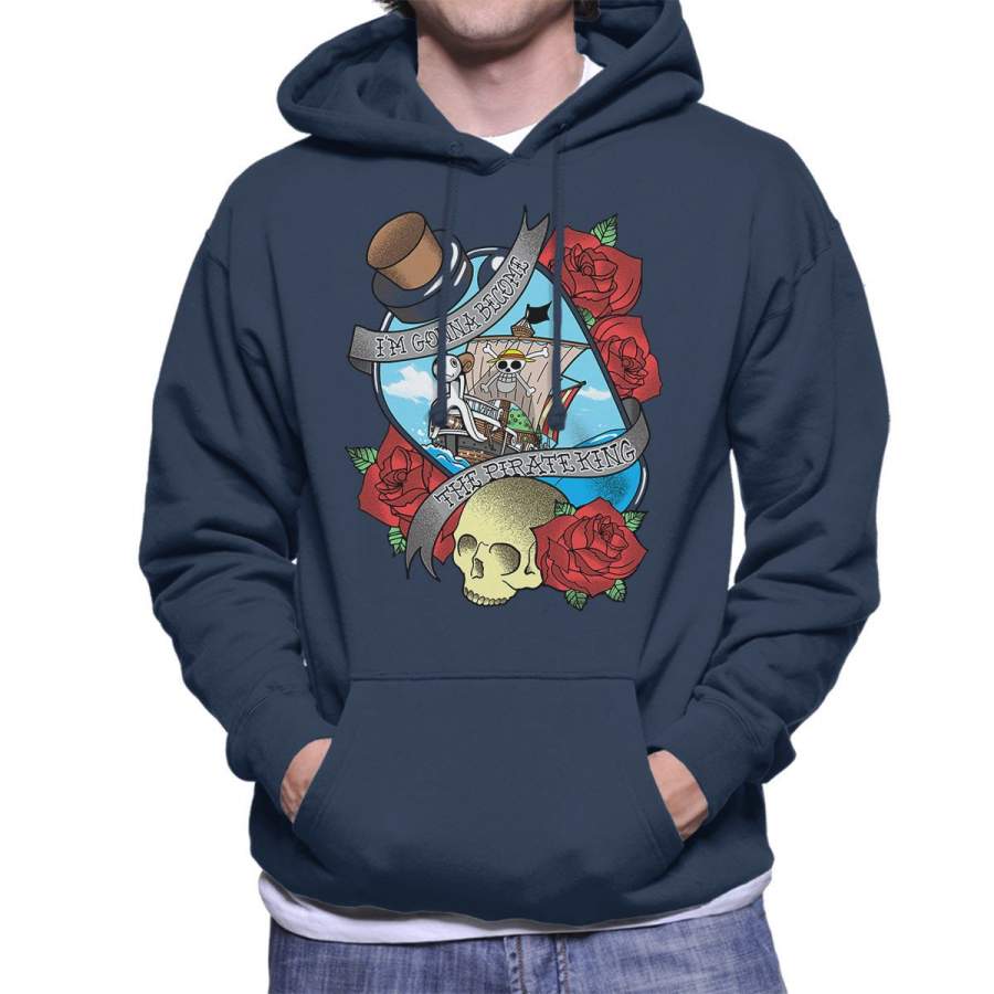 One Piece Pirate King Men’s Hooded Sweatshirt