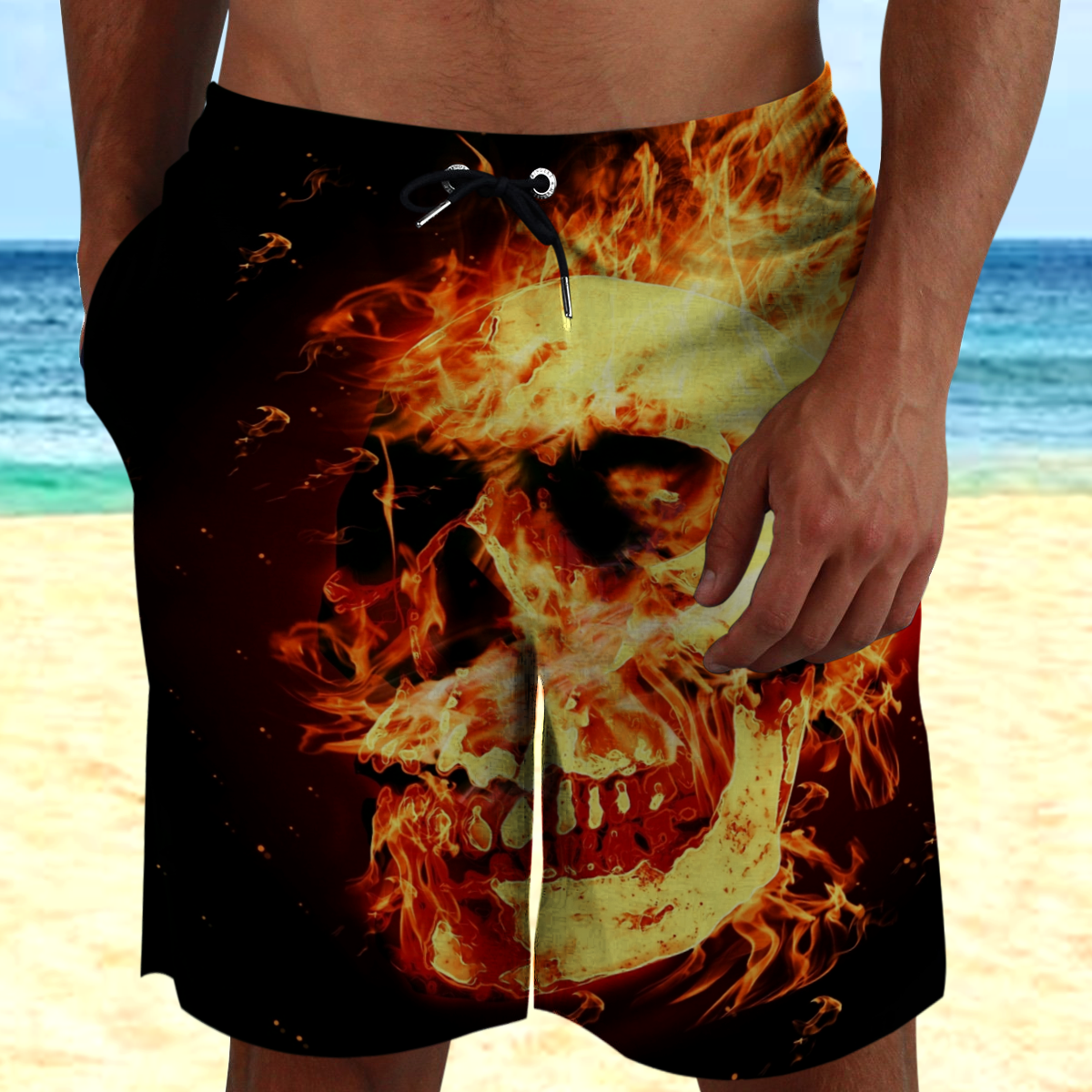 3D Shorts_Skull – 02761