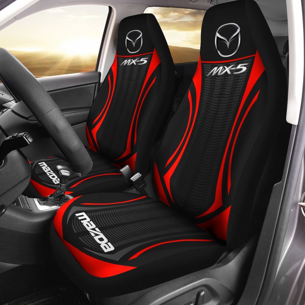 Mazda Mx-5 An-Ht Car Seat Cover (Set Of 2) Ver 1 (Red)